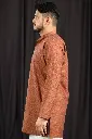 Thrilog-Trendy-Men's-Brown-Printed-Kurtha(2).webp