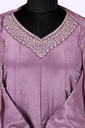 Opera purple panel suit with dupatta