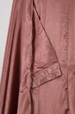 Rusty rose panel suit with dupatta