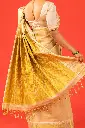 Subash Premium Women's Golden Set Saree 3.webp