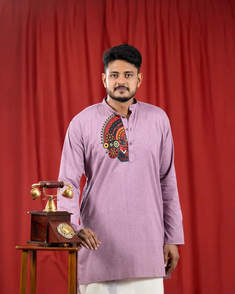 Thrilog-Trendy-Men's-Formal-Lavender-Kurtha.webp