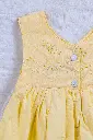 Pale yellow hacoba pleated frock with lace 5.webp