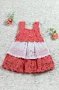 Dusty dark pink and white layerd hacoba frock 1.webp