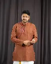 Brown Kurta With Theyyam Design